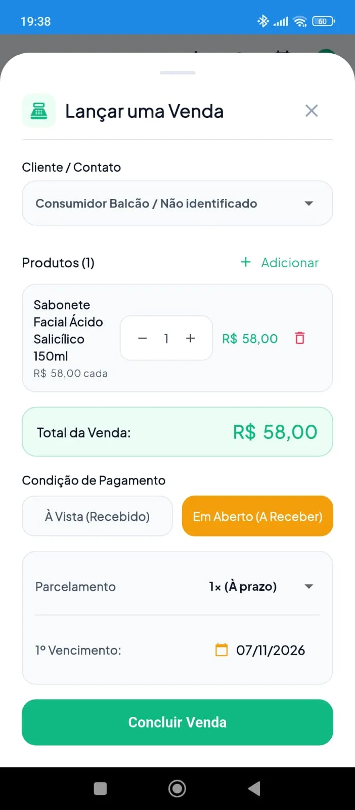 Venda Avulsa Direta